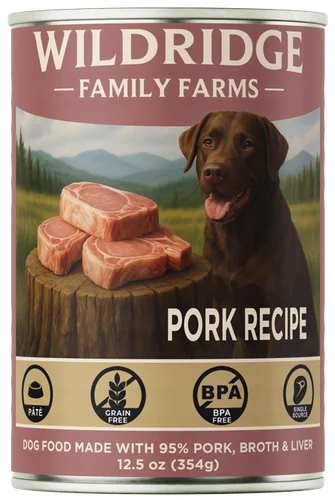 Wildridge Pork Recipe case, 12 x 12.5 oz cans